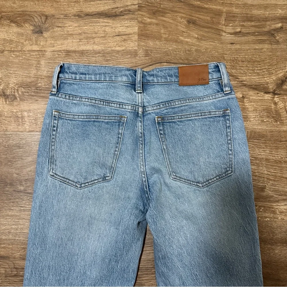 J Crew Demi Billie Boot Crop Jean in Blue Lagoon Sz 27 Spring Flare - Picture 7 of 7